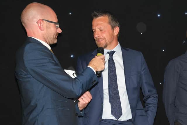Slavisa Jokanovic speaks to Paul Walker at The Star Football Awards