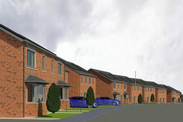 Plans for new homes on Billingley View, Bolton-on-Dearne.