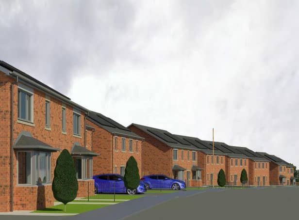 Plans for new homes on Billingley View, Bolton-on-Dearne.