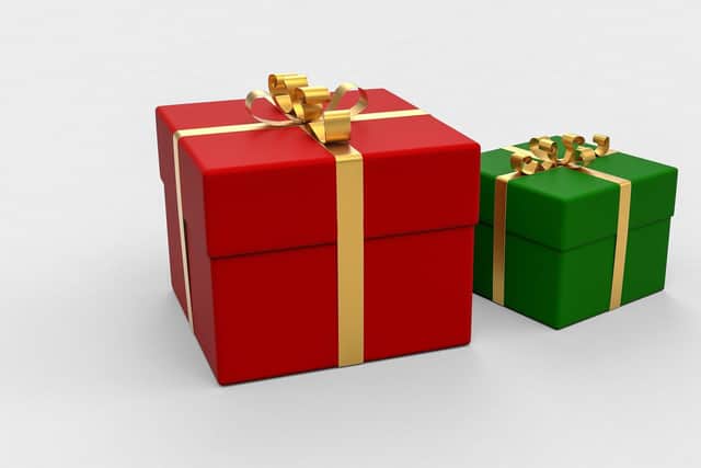 Picture of Christmas gifts