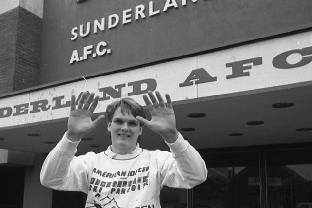 Tim Carter, Sunderland's new goalkeeper, was pictured at Roker Park in this reminder from December 1987.