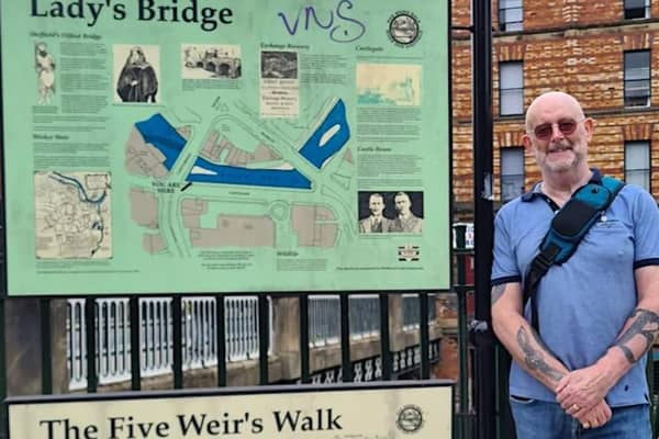 Steel City Walking is hosting The Law and Disorder, Murder and Mayhem Tour with a retired police sergeant Kevin, pictured, who is the perfect guide around Sheffield, and down its often murderous memory lane.