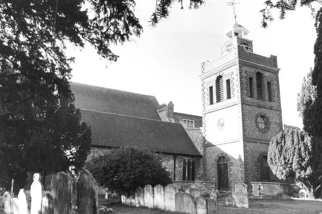 St Peter & St Paul Church, Fareham in 1993. The News PP5566