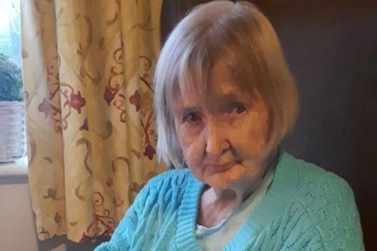 Sheila French: My 90-year-old mam who celebrated her birthday on her own.