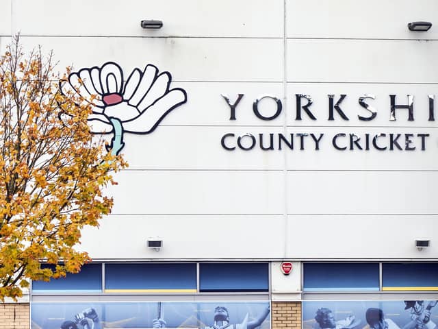 File photo dated 04-11-2021 of a general view of Yorkshire County Cricket Club's Headingley Stadium in Leeds. Roger Hutton has announced his resignation as chairman of Yorkshire in the wake of the Azeem Rafiq racism allegations.. Issue date: Friday November 5, 2021. PA Photo. See PA story CRICKET Rafiq. Photo credit should read Danny Lawson/PA Wire.