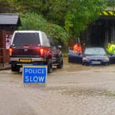 Flooding in Chesterfield today (Photo: Derbyshire Times)