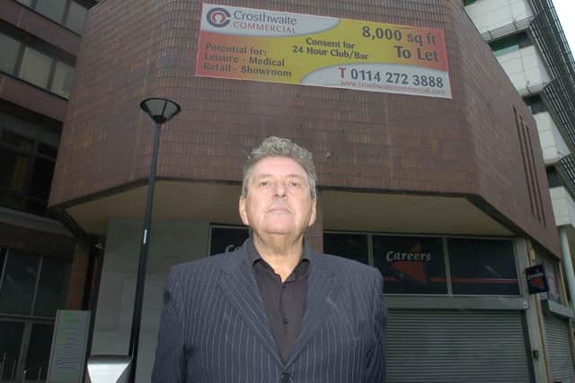 Tributes have been paid to Kevan Johnson, founder of Sheffield’s legendary Limit nightclub, after his death aged 75. Kevan is pictured when he was looking to  open a new Limit in 2011
