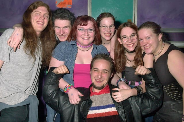 Photo of clubbers enjoying a night at Club EQ, Granada Road, Southsea in the 00s.