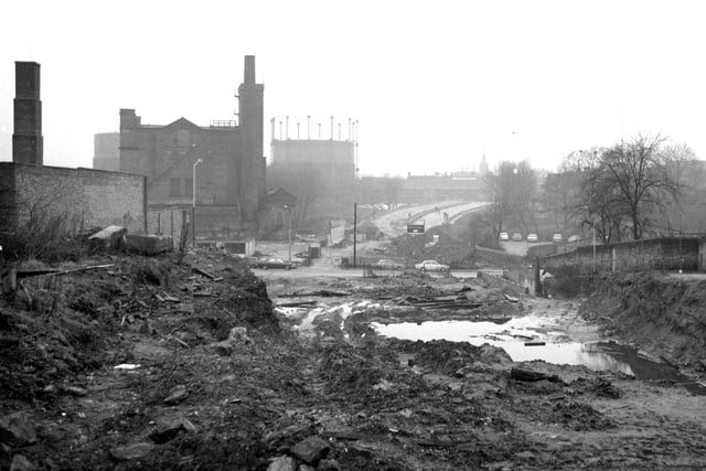 Many of the town's old buildings were demolished to make way for the ring road