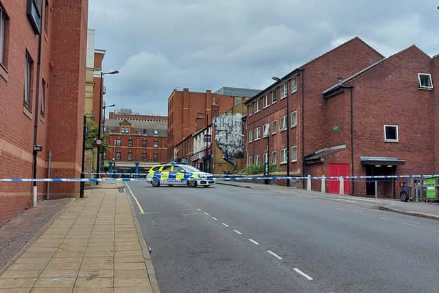 Westfield Terrace between West Street and Division Street has been cordoned off by the police following an incident