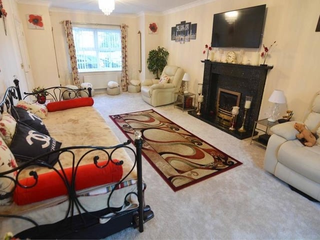 This is another view of the lounge. As you can see, it is large, bright and homely.