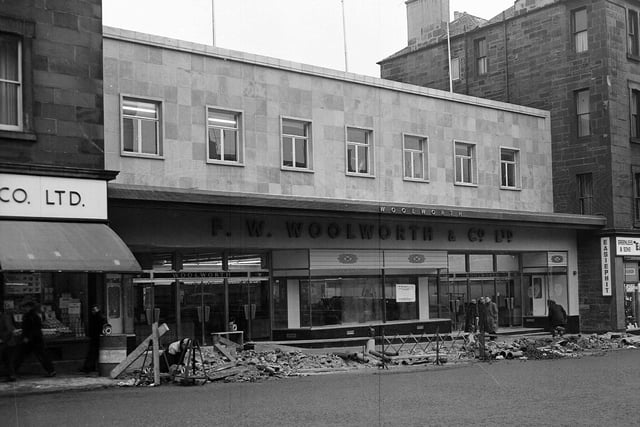 Woolworth's new store on Dalry Road in January 1963.