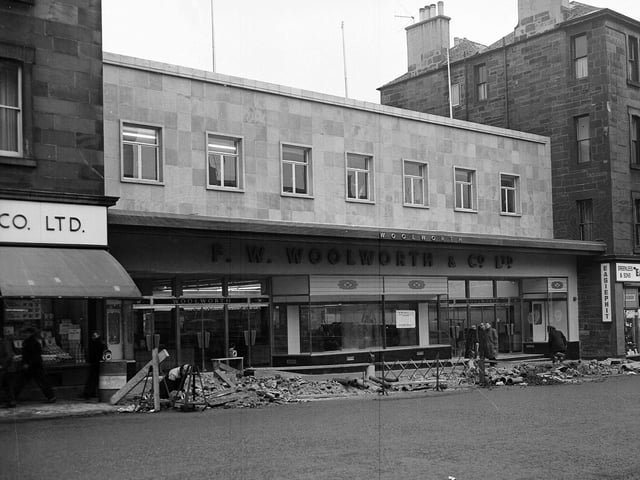 Woolworth's new store on Dalry Road in January 1963.