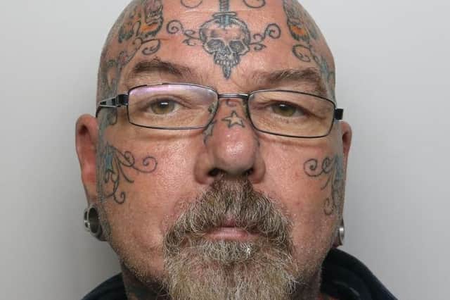 This nazi obsessed racist from Heanor was jailed on December 19 after police searched his home and found canisters of CS spray. He had previously been jailed in June for peppering the area with far-right stickers.