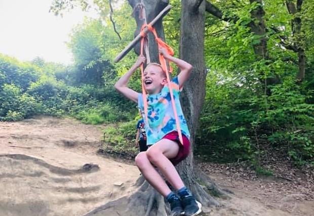 Amy Shephard says: "I love this pic! It was taken on one of our daily walks in the local woods. For me lockdown has given my boys the chance to be children with no expectations or pressures, just time for them to be free to be themselves."