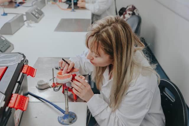 Apprenticeships are available in a wide range of sectors including dental technology.