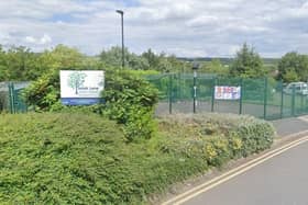 A Google Maps image of Nook Lane Junior School in Stannington, Sheffield. The school has applied for planning permission to replace its entire boundary fence with similar fencing to that pictured