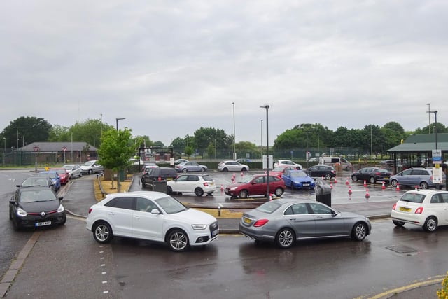 There were long queues as McDonalds reopened its drive-thru restaurants across the city on Wednesday, June 3 - here is what it was like at Speedfields Park, Fareham.