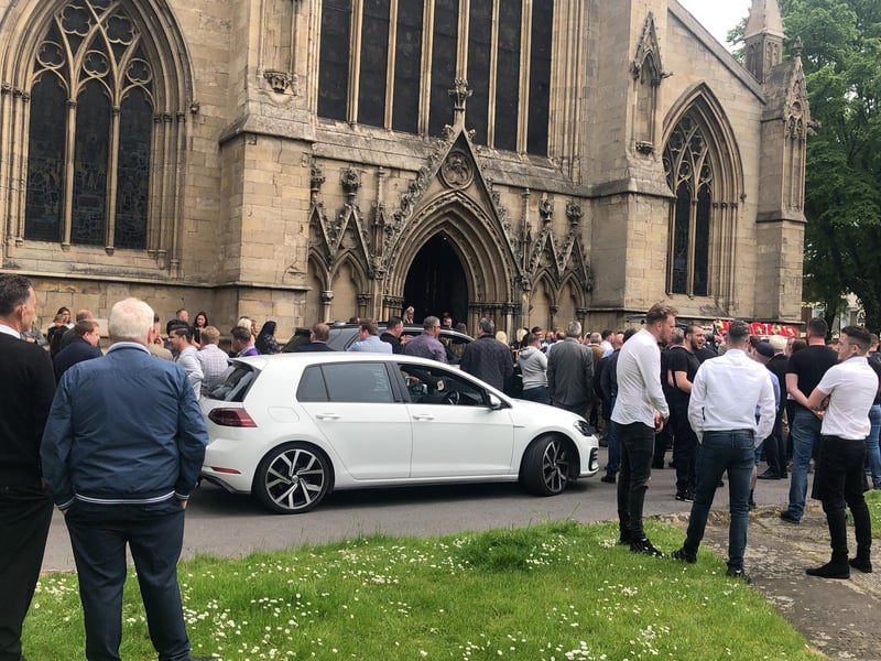 Many people gathered