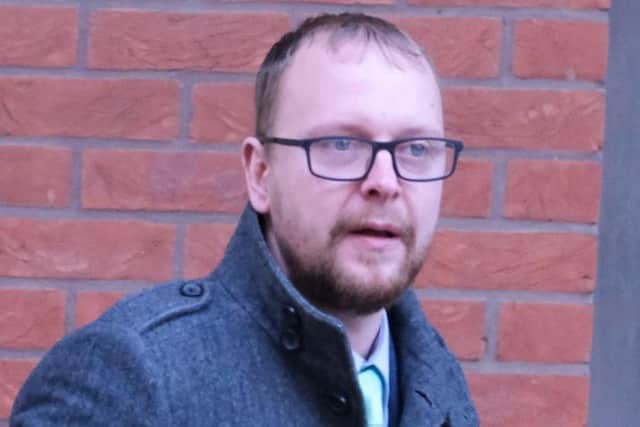 Pictured is Leon Mathias, aged 34, of Stoneridge Lane, at Great Houghton, Barnsley, who has been found guilty of murdering his nine-week-old baby son Hunter.