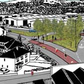 The illustration provides an indication of what the changes could look like at the junction where Blackburn Meadows meets Sheffield Road.