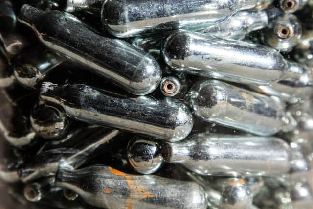 Use of nitrous oxide, also known as laughing gas, is on the rise in Sheffield (Photo by Matt Cardy/Getty Images)