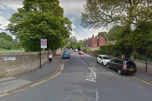 Police were called to Abbeyfield Road to reports of a man carrying a knife.