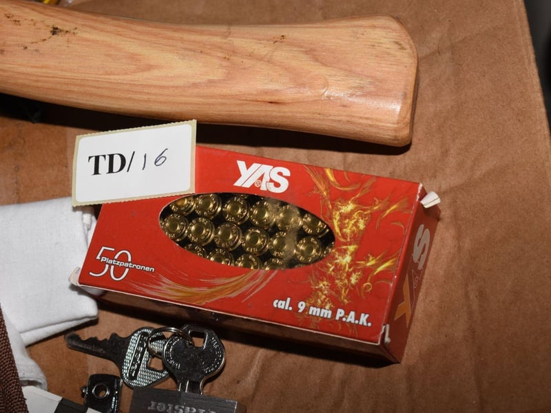 Ammunition found at Broadhurst's address.