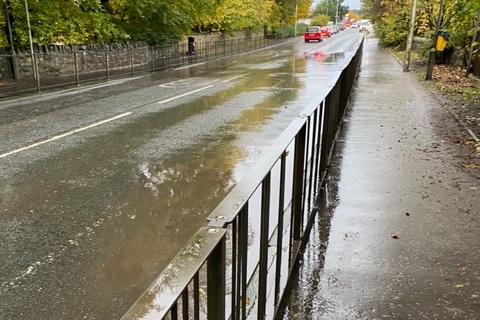 Another shot taken on Thursday morning near Beeslack High School in Penicuik.