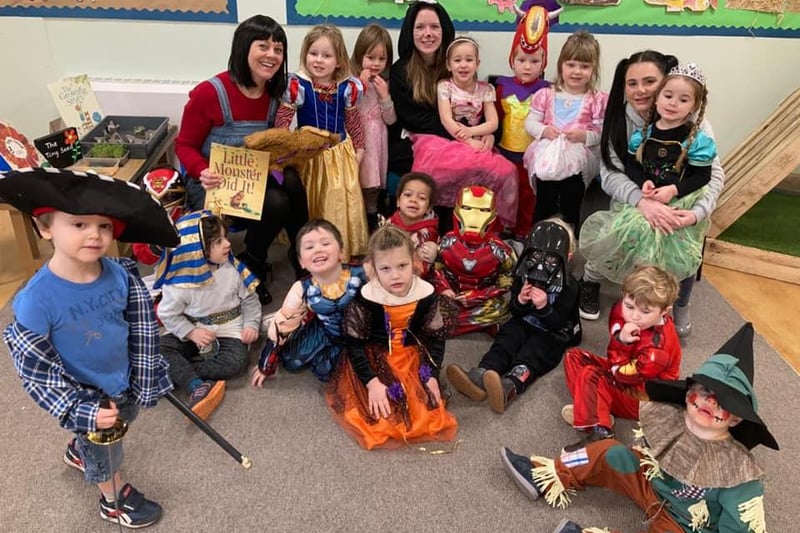 It was a busy day when princesses and a scarecrow met Iron Man and a pirate
