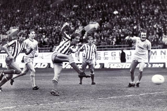 Former Sheffield Wednesday and Charlton Athletic striker John Pearson in action for the Owls