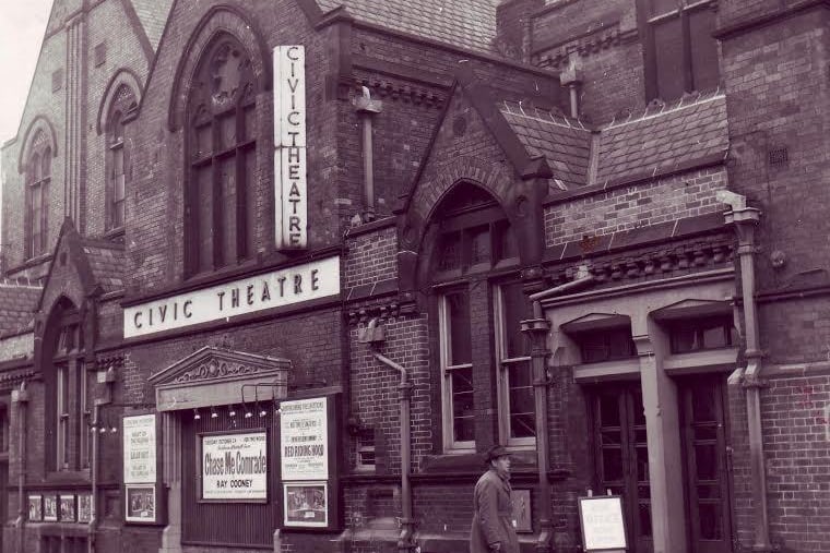 The Civic Theatre in Chesterfield - as it was then  - in 1967. Today we know it as the Pomegranate