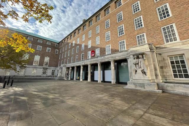 County Hall, Nottinghamshire County Council's headquarters in West Bridgford.
