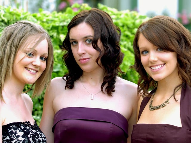 Brookfield School Prom.....Baldwins Omega...LtoR. Alice Potter,Emma Renshaw,Lauren Gonnella