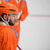 Liam Kirk traning with Sheffield Steelers. Picture by Dean Woolley