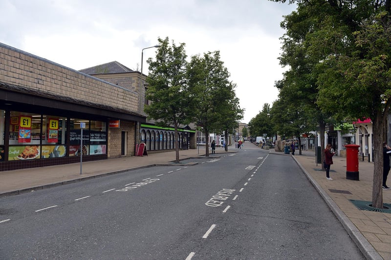 The streets of Buxton were quiet as people obeyed the stay at home order issued by Prime Minister Boris Johnson in March 2020.