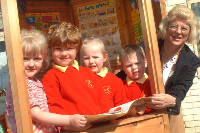 Seaham Nursery pupils had a fab reading experience when Seaham Rotary Club bought a reading shed for the school. Here's a reminder of the children reading in 2008.