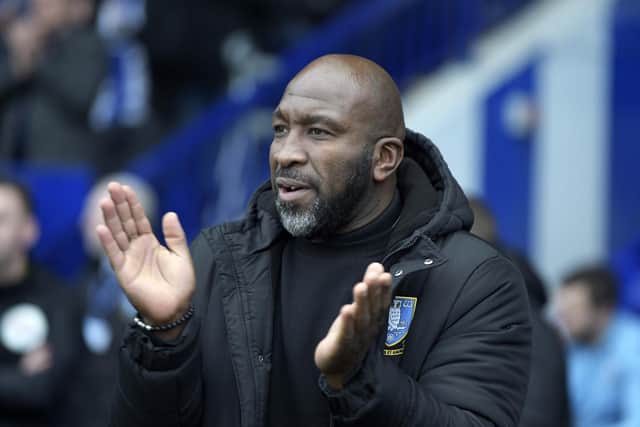 Sheffield Wednesday's Darren Moore is staying grounded despite going top of League One. (Steve Ellis)