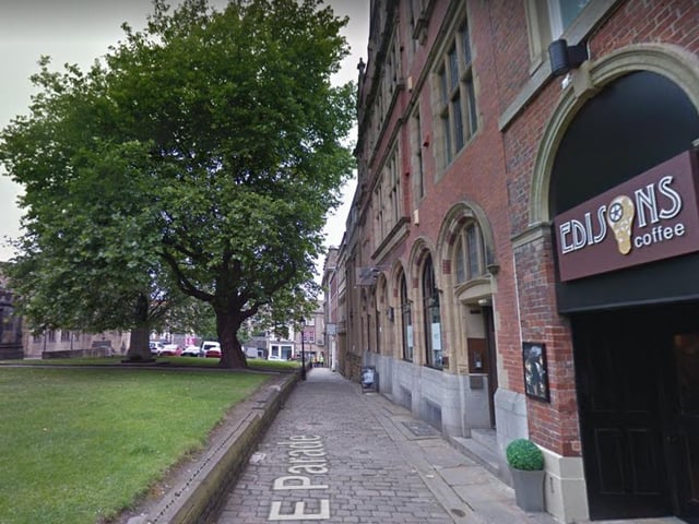 The joint sixth-highest number of reports of violence and sexual offences in Sheffield in January 2023 were made in connection with incidents that took place on or near East Parade, Sheffield city centre, with 7