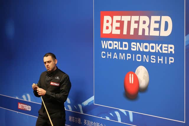 Ronnie O'Sullivan claimed snooker stars are being treated like "lab rats" at this year's World Snooker Championship.
