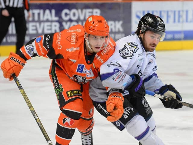 Martin Latal playing against Manchester Storm