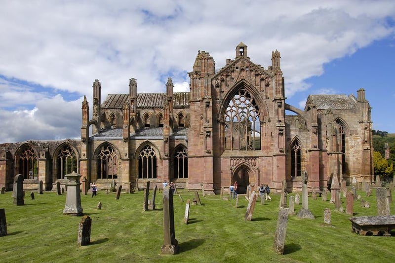Founded in 1136 by David I, Melrose Abbey was Scotland’s first Cistercian monastery. Open from late April.