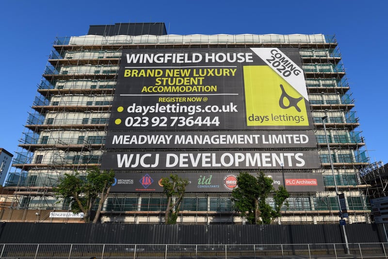 Billed as a luxury student accommodation building, Wingfield House boasts large self-contained apartments with fantastic in-house facilities. This includes a gym, common rooms, bike storage, games room, yoga room and much more. Rent is available from £165 a week. It has a 4.5 star rating on Google Reviews. Picture: Malcom Wells