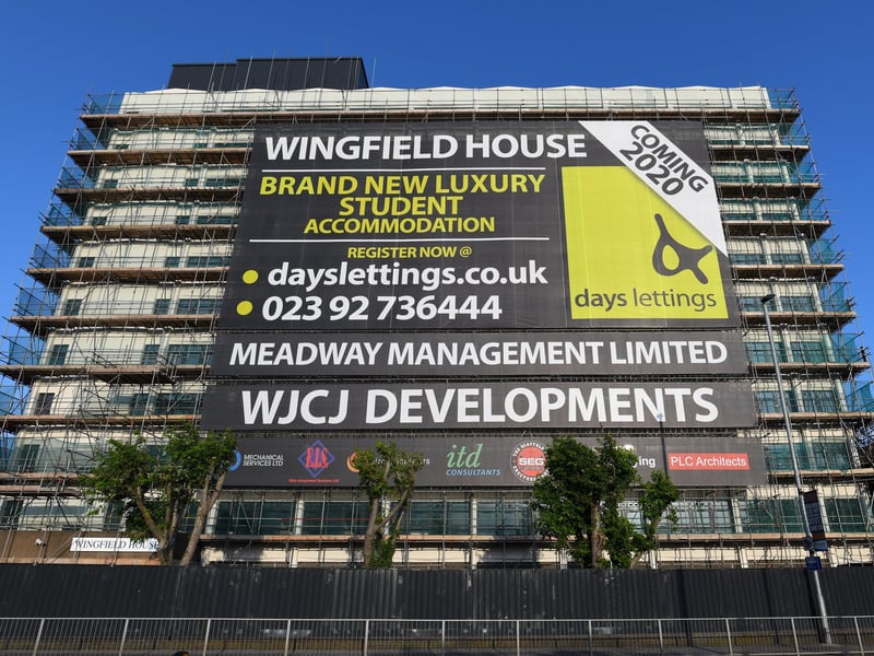 Billed as a luxury student accommodation building, Wingfield House boasts large self-contained apartments with fantastic in-house facilities. This includes a gym, common rooms, bike storage, games room, yoga room and much more. Rent is available from £165 a week. It has a 4.5 star rating on Google Reviews. Picture: Malcom Wells