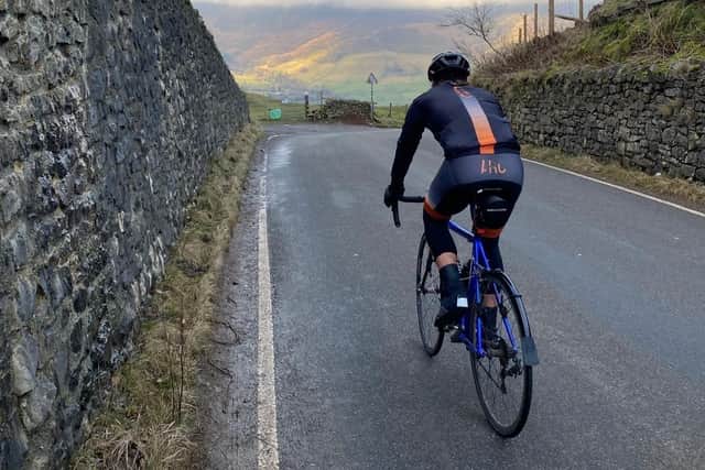 Ted has been training in the Peaks ahead of the challenge
