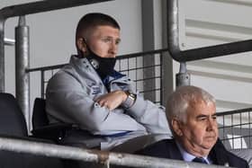 New Rangers signing John Lundstram watches on during a pre-season friendly between Partick Thistle and Rangers at Firhill (Craig Williamson / SNS Group)