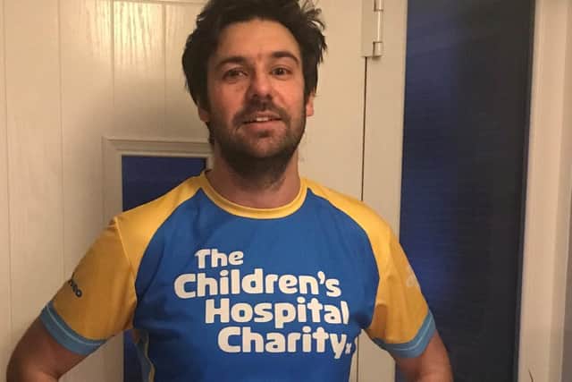 Tom Benton - a dad-of-two who beat cancer as a teen has landed a job at the hospital which saved his life -- and is raising thousands of pounds to treat poorly kids.