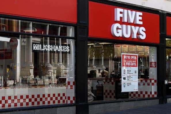 Five Guys launch Curbside pickup collection service