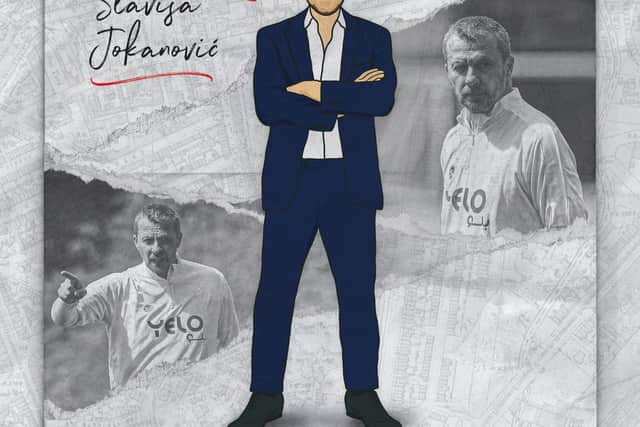 An exclusive look at Nick Bianco's artwork of Slavisa Jokanovic on the front of United's matchday programme this weekend (SUFC)