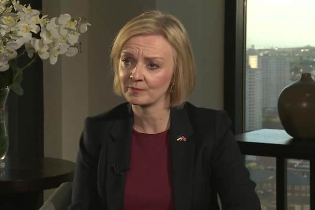 Liz Truss was questioned on the closure of Doncaster Sheffield Airport after promising to do all she can to save it.